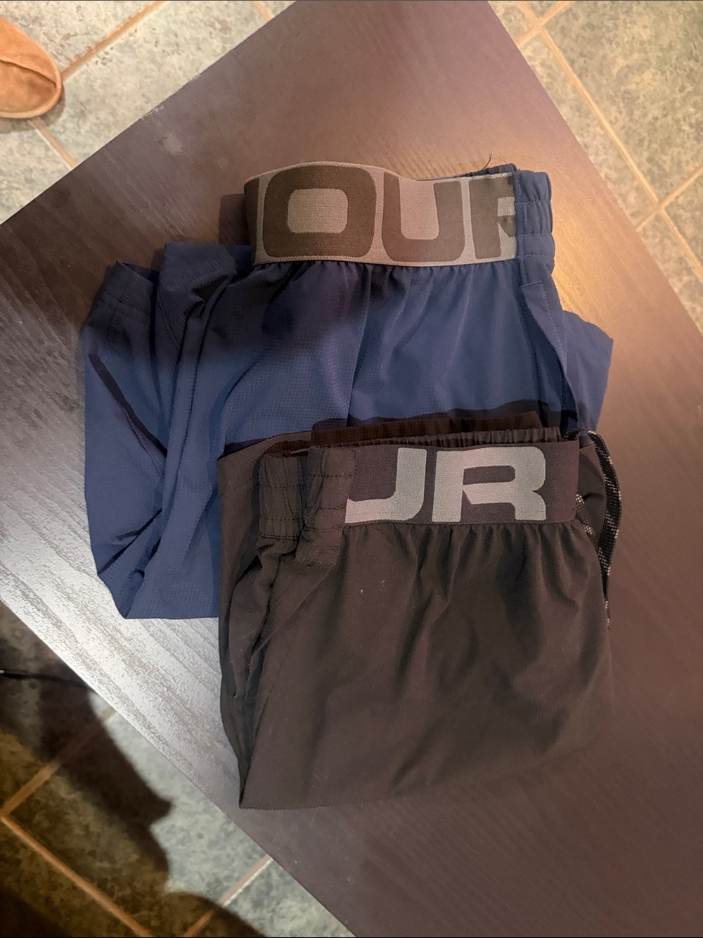 Under Armour Men's Athletic Shorts - Blue & Black